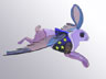 Glass Art Flying Rabbit thumb 