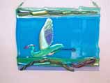 glass Heron Perch