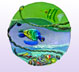 glass Sea with Turtle