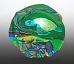Glass Art Turtle