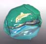 Glass Art Small Dolphin