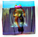 Glass Floating Frog Art 